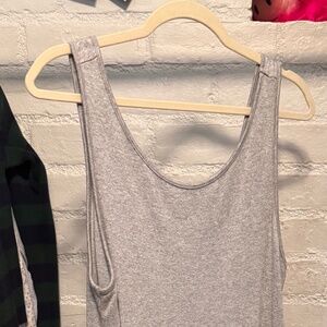 Tart Sweatshirt Grey Drawstring Romper Sz L